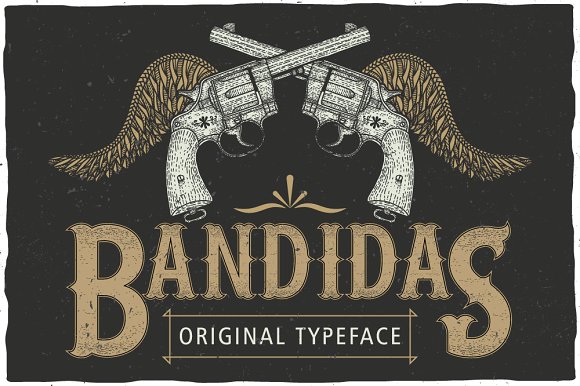 Police Bandidas Label Font